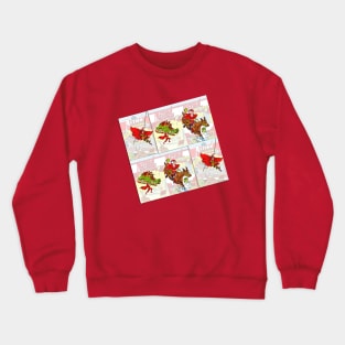 Super Santa Christmas Comics Crewneck Sweatshirt